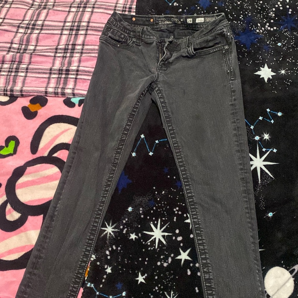 Black Miss Me Skinny Jeans